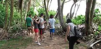 Along Aride’s nature trail (photo: ICS/Sieglinde Fink)
